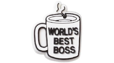 Shop Jibbitz The Office Worlds Best Boss Mug