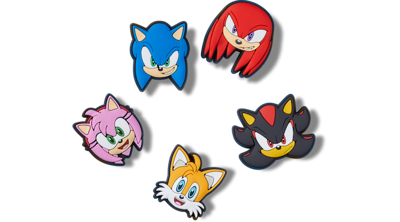 Shop Jibbitz Sonic The Hedgehog 5 Pack