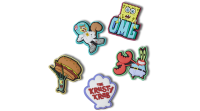 Shop Jibbitz Spongebob 5 Pack