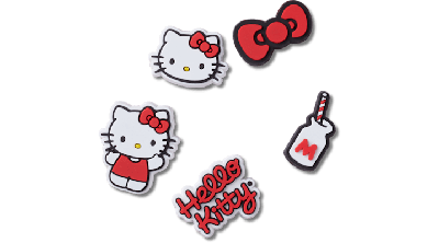Shop Jibbitz Hello Kitty 5 Pack