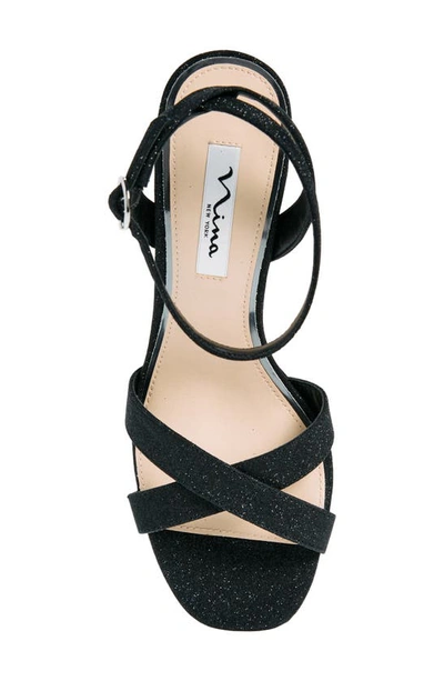 Shop Nina Sheilia Ankle Strap Sandal In Black Fantasy Net