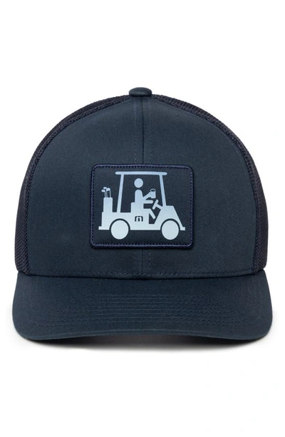 Shop Travis Mathew El Capitan 2.0 Golf Hat In Blue Nights
