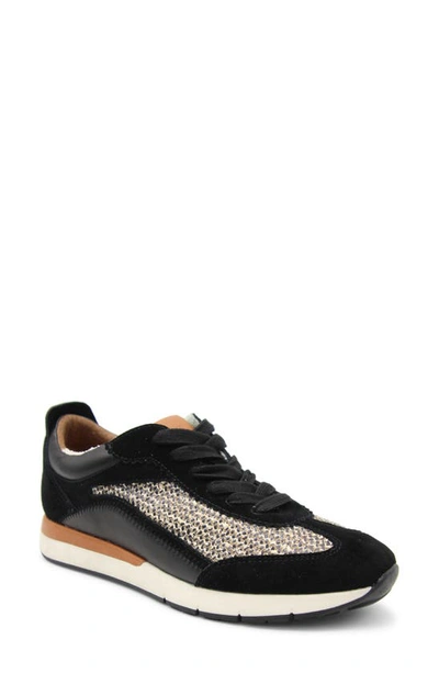 Shop Gentle Souls By Kenneth Cole Juno Sneaker In Black Leather