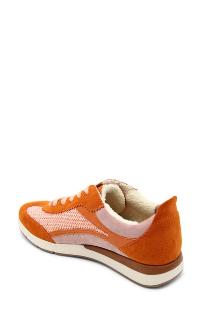 Gentle Souls By Kenneth Cole Juno Sneaker In Orange Multi Mesh