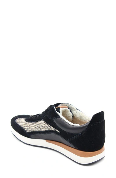 Gentle Souls By Kenneth Cole Juno Sneaker In Black Leather