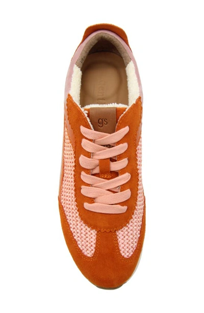 Shop Gentle Souls By Kenneth Cole Juno Sneaker In Orange Multi Mesh