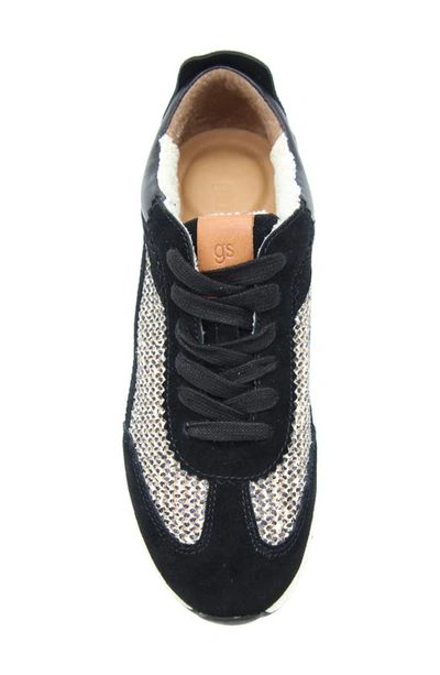 Gentle Souls By Kenneth Cole Juno Sneaker In Black Leather