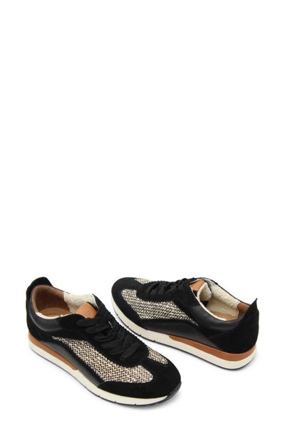 Gentle Souls By Kenneth Cole Juno Sneaker In Black Leather