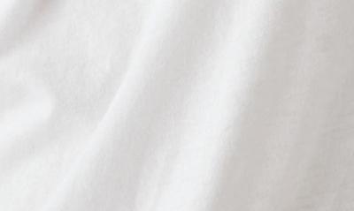 Michael Stars Joey Power Shoulder Tee In White In White