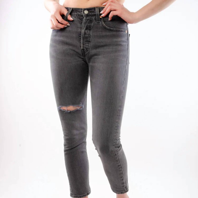 Shop Levi's 501 Skinny Jeans In Grey