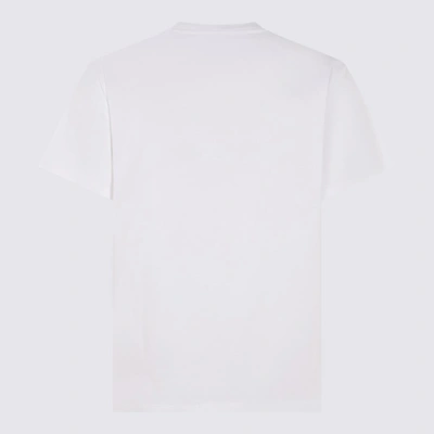 Shop Alexander Mcqueen White And Black Cotton T-shirt