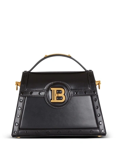 Shop Balmain B-buzz Dynasty Shoulder Bag In Black