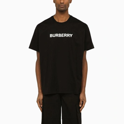 Shop Burberry Harrison Creweck T-shirt In Black