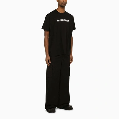 Shop Burberry Harrison Creweck T-shirt In Black