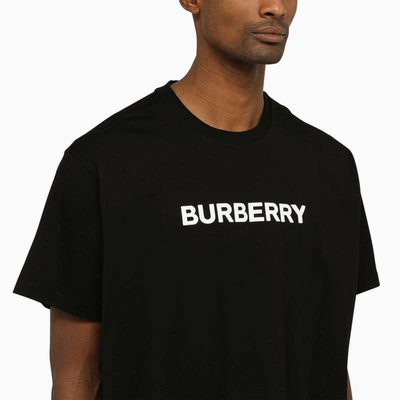 Shop Burberry Harrison Creweck T-shirt In Black