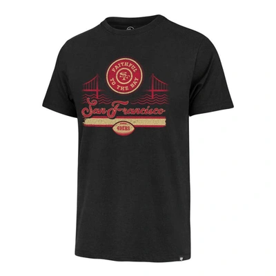 Shop 47 ' Black San Francisco 49ers Faithful To The Bay Regional Franklin T-shirt