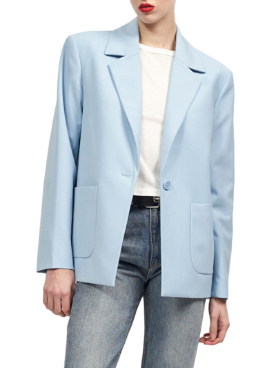 Shop Equipment Women's Cedric Wool-blend Jacket In Dream Blue