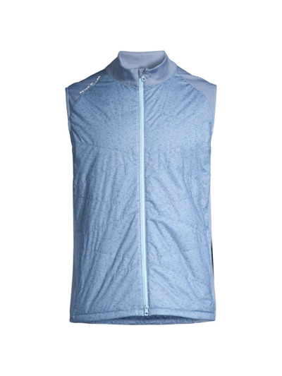 Shop Peter Millar Men's Crown Sport Venture/fuse Hybrid Vest In Infinity