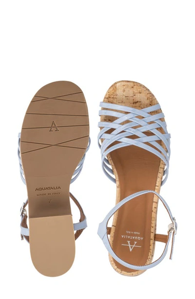 Shop Aquatalia Elene Block Heel Platform Sandal In Lavender