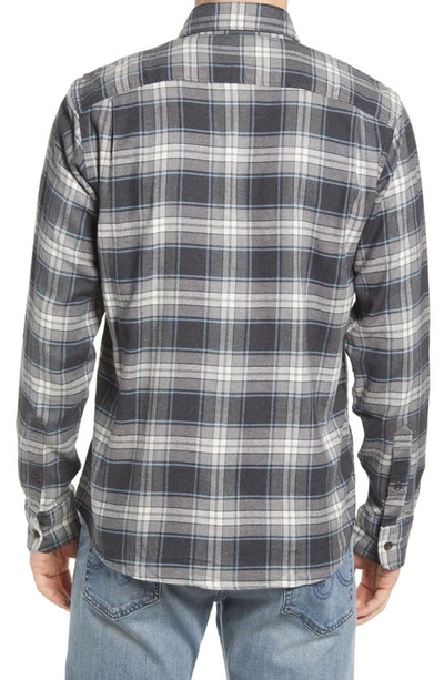 Faherty The Movement Plaid Flannel Button-up Shirt In Polar Night Plaid