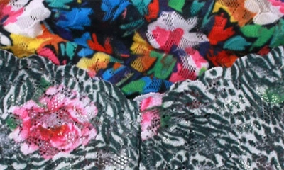 Shop Hanky Panky Original Rise Lace Thongs In Confetti/ Zebra/ Floral
