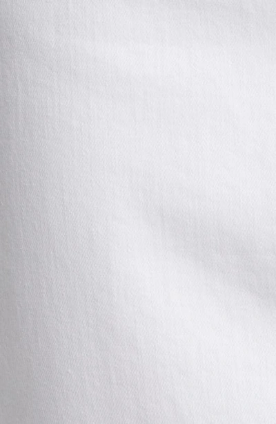 Hidden Jeans Side Slit Midi Denim Skirt In White