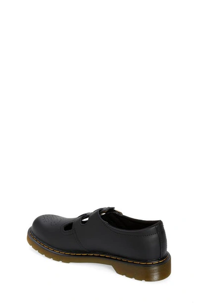 Dr. Martens' Junior 8065 Softy T Leather Mary Jane Shoes In Black Softy T
