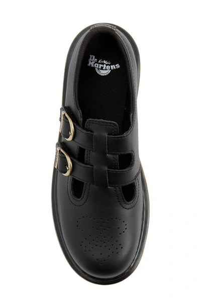 Dr. Martens' Junior 8065 Softy T Leather Mary Jane Shoes In Black Softy T