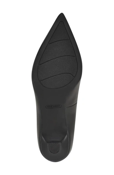 Nine West Andes Pump In Black Smooth