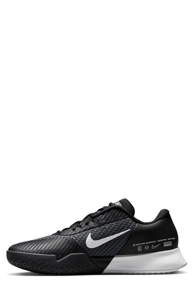 Shop Nike Air Zoom Vapor Pro 2 Tennis Shoe In Black/ White