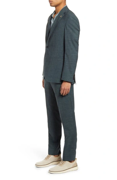 Shop Ted Baker London Keith Stretch Wool Suit In Green