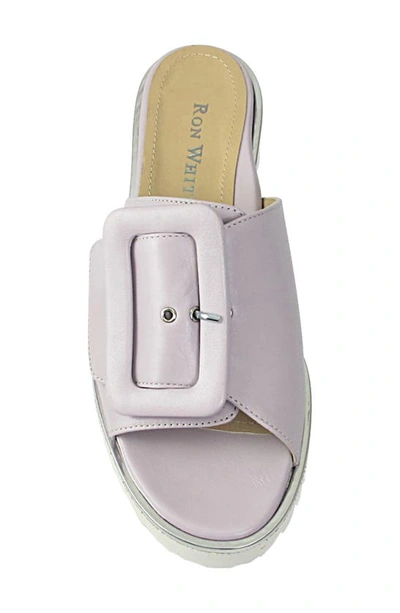 Shop Ron White Candra Slide Sandal In Lilac