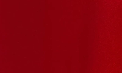 Lulus Exquisite Stunner Off The Shoulder Satin Gown In Red
