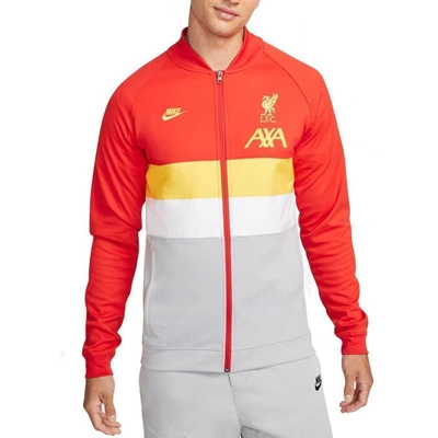 Shop Nike Red Liverpool I96 Anthem Raglan Full-zip Jacket
