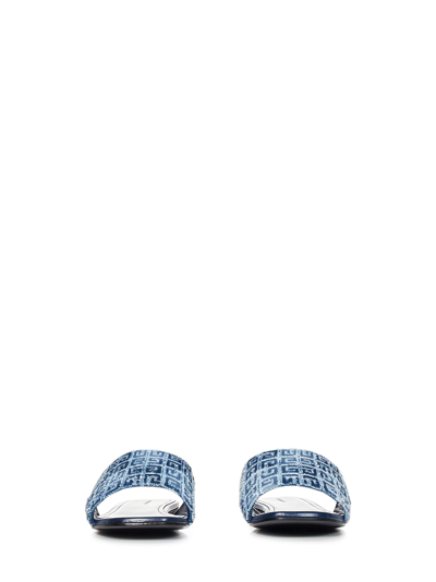 Shop Givenchy 4g Sandals In Blue