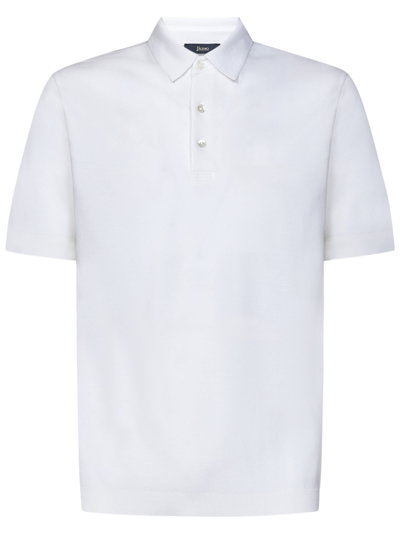 Shop Herno Polo Shirt In White