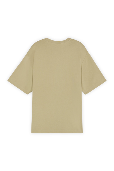 Shop Maison Kitsuné Bold Fox Head Patch Oversize Tee-shirt In Canvas