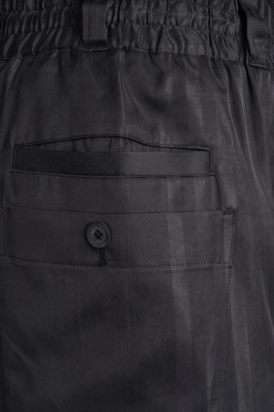 Shop Y-3 Shorts In Black Polyamide Polyester