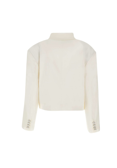 Shop Remain Birger Christensen Asymmetric Blazer In White