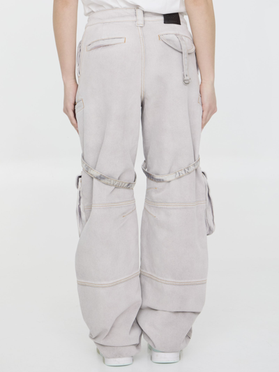 Shop Off-white Laundry Cargo Jeans In Lilac