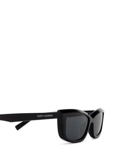 Shop Saint Laurent Sl 658 Black Sunglasses
