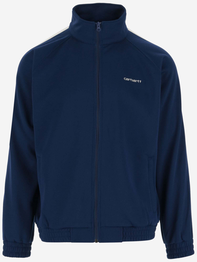 Shop Carhartt Technical Fabric Sports Jacket In Blue