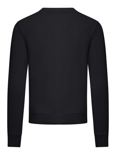 Shop Maison Kitsuné Fox Head Patch Regular Sweatshirt In Black