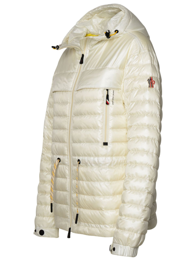 Moncler Eibing' White Polyamide Down Jacket In White