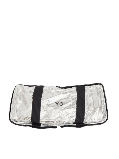 Shop Y-3 Logo Printed Zip-around Packable Tote Bag