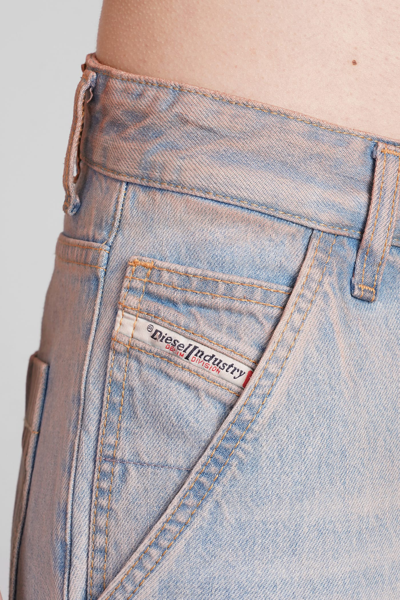 Shop Diesel Jeans In Rust Cotton