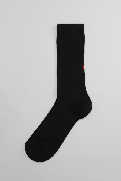 Shop Barrow Socks In Black Cotton