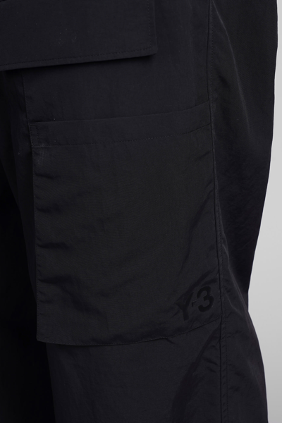 Shop Y-3 Pants In Black Polyamide