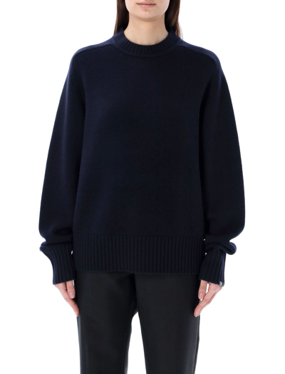 Shop Extreme Cashmere Bourgeois Sweater In Navy