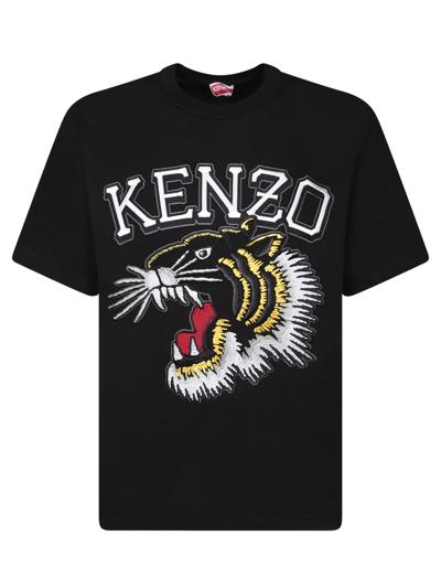 Shop Kenzo Tiger Black T-shirt